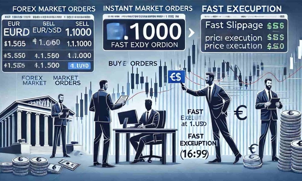 Lệnh trị trường - Các loại lệnh Forex