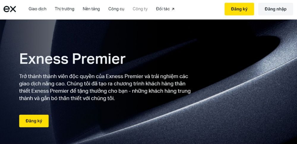 Exness Premier là chương trình dành riêng cho những khách hàng thân thiết