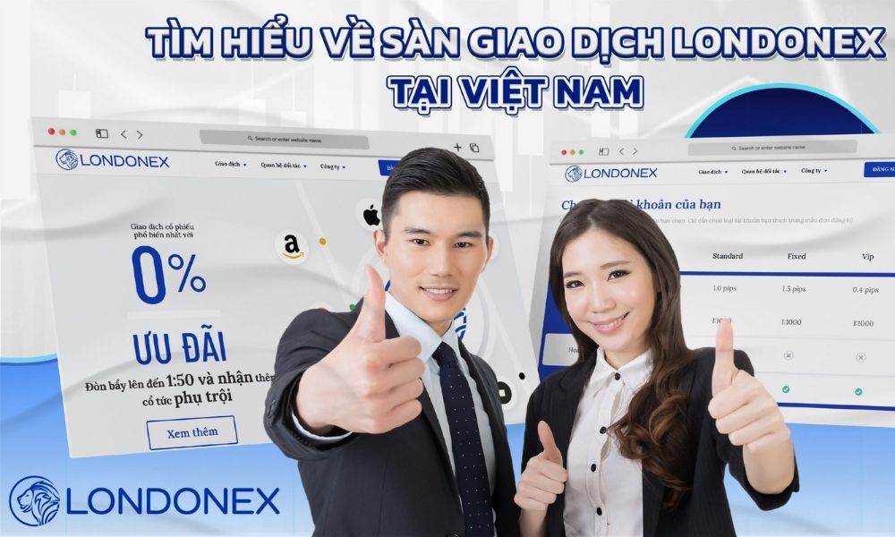 Londonex cung cấp nhiều loại tài sản giao dịch