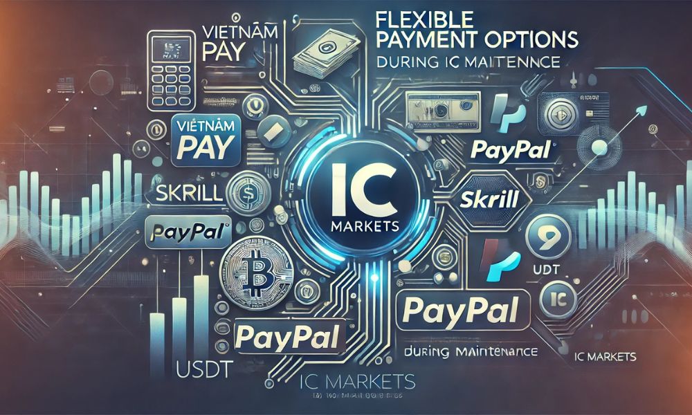 Lựa chọn thanh toán linh hoạt trong thời gian IC Markets bảo trì
