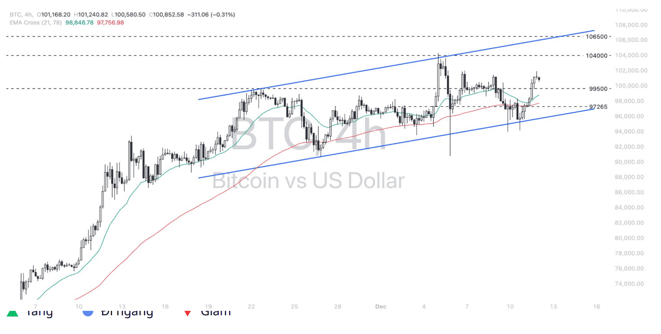 Phân tích kỹ thuật BTC – Ngày 12/12/2024