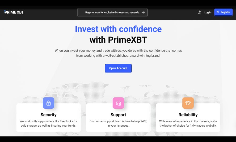 Tổng quan về sàn PrimeXBT