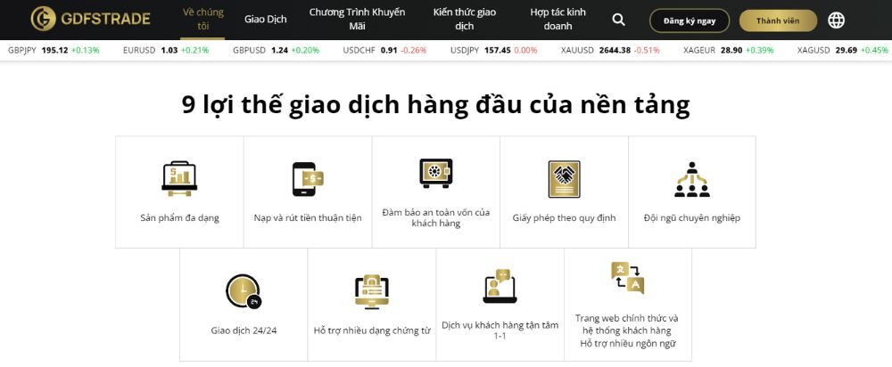 Hiện tại chưa có bằng chứng GDFS TRADE là sàn lừa đảo