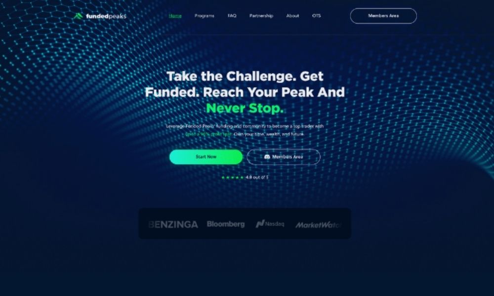 Cách đăng ký tài khoản quỹ Funded Peaks
