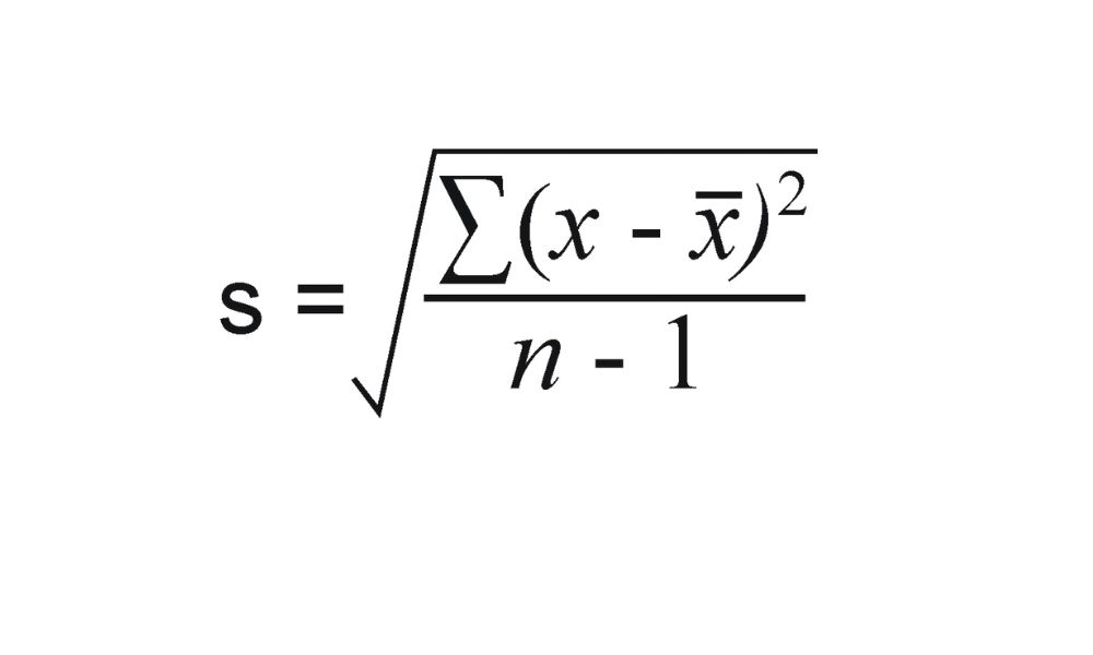 Công thức tính chỉ báo kỹ thuật Standard Deviation