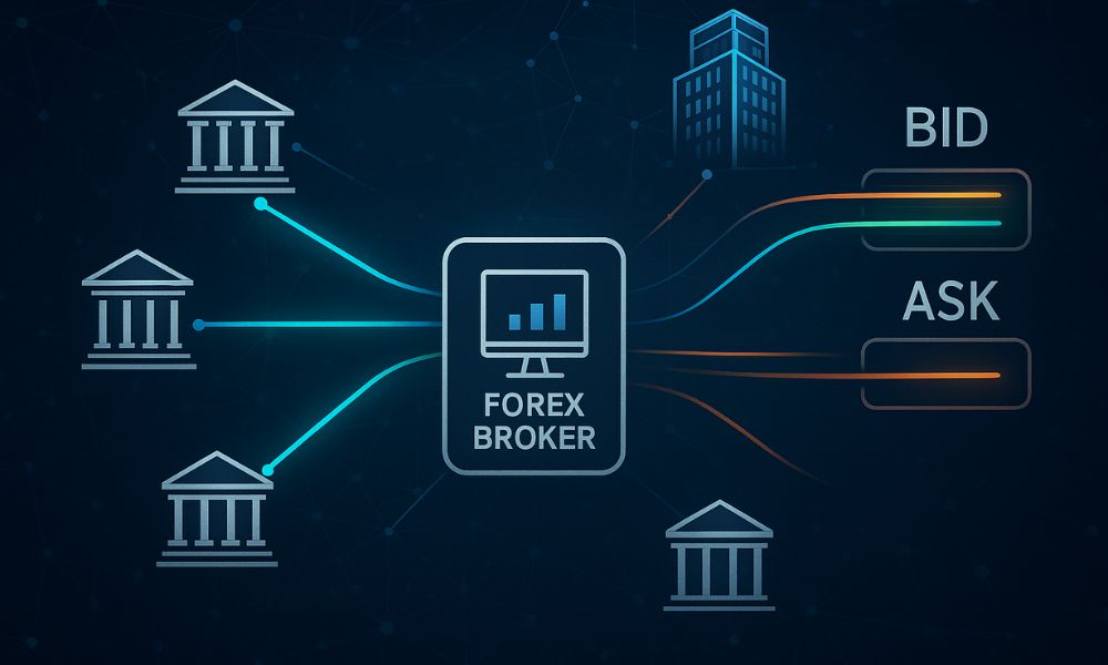 Nhà cung cấp thanh khoản của mỗi sàn Forex khác nhau, ảnh hưởng trực tiếp đến mức giá Bid/Ask và spread cung cấp cho trader