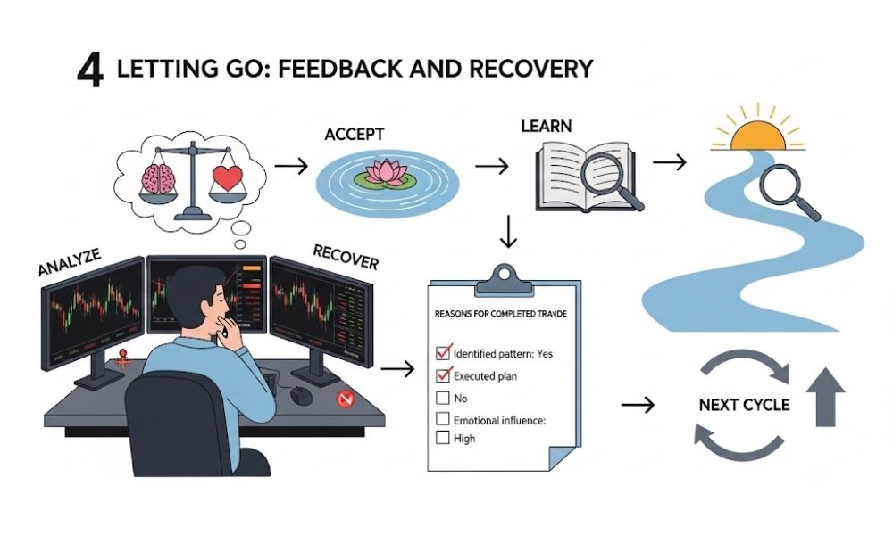 Giai đoạn 4: Buông bỏ - Phản hồi và phục hồi - Chu kỳ quy trình hiệu suất