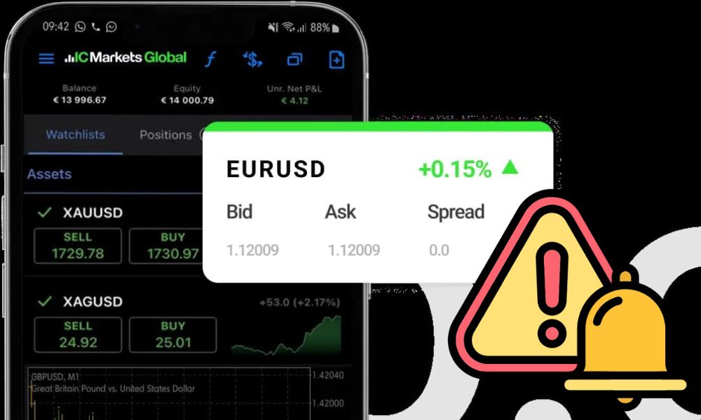 Thông báo gián đoạn rút tiền IC Markets hiện tại