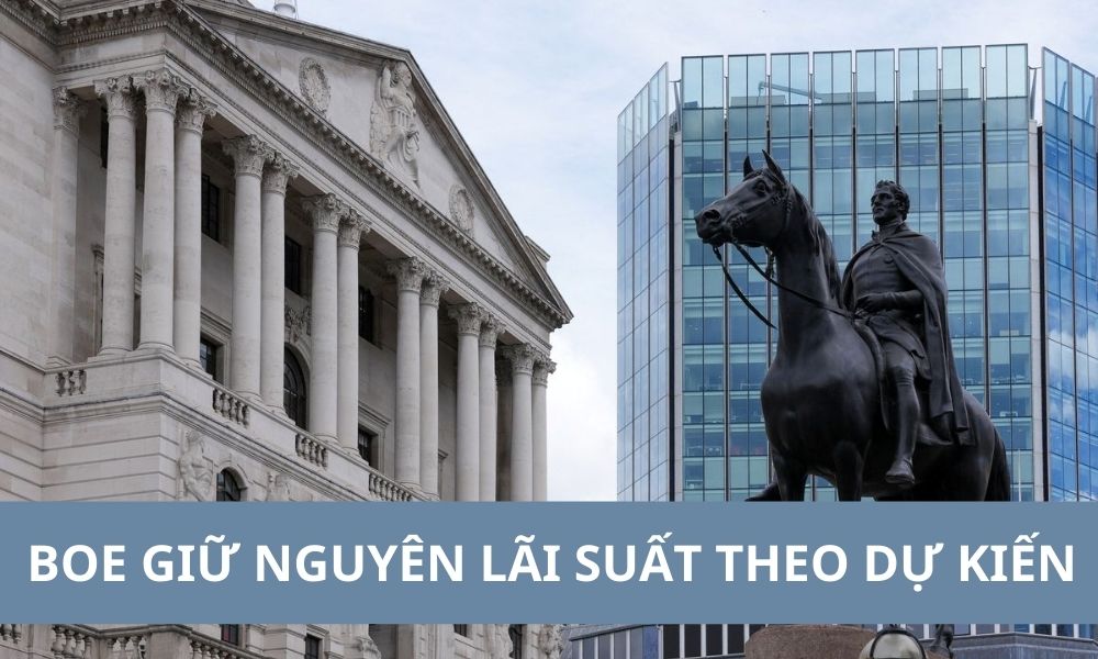 Tin thế giới 20/12/2024: BoE giữ nguyên lãi suất theo dự kiến|Chính sách tiền tệ giữa BoE và ECB có sự khác biệt|Lợi suất trái phiếu chính phủ Anh giảm và đồng bảng Anh suy yếu