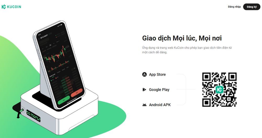 Nền tảng giao dịch của sàn KuCoin