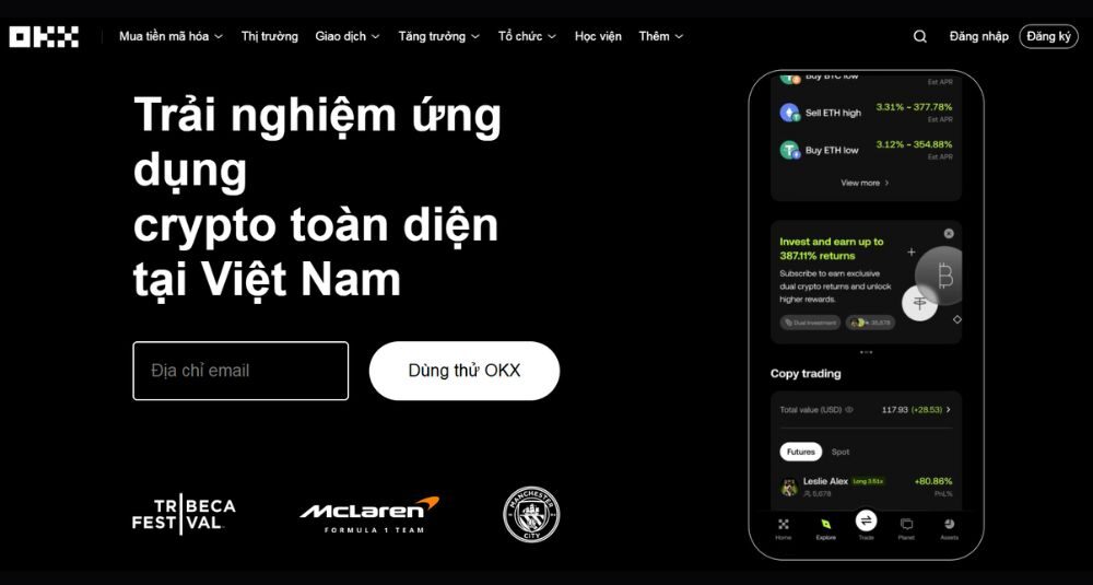 Tổng quan sàn OKX