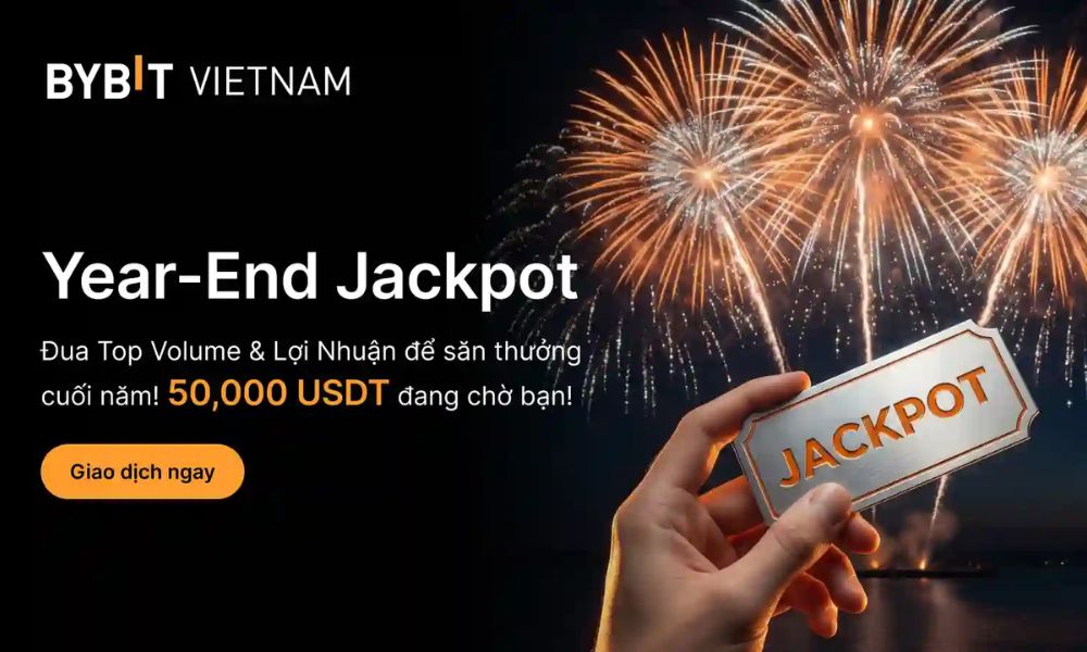 Săn thưởng 50.000 USDT cùng sự kiện [VN] Year-End Jackpot của Bybit