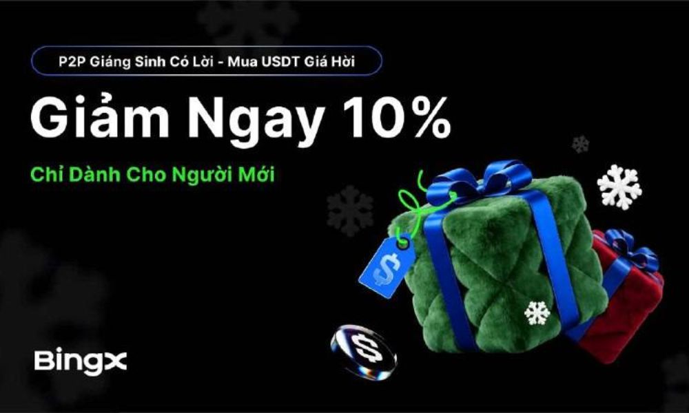 Sự kiện BingX P2P: Cách nhận ưu đãi giảm 10% cho người dùng mới