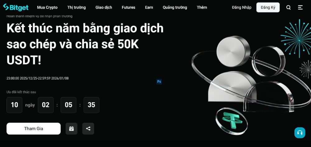 Tổng quan sự kiện Bitget ưu đãi cuối năm 2025